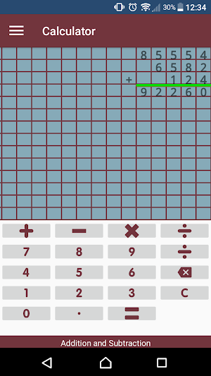 Addition and Subtraction Screenshot 3