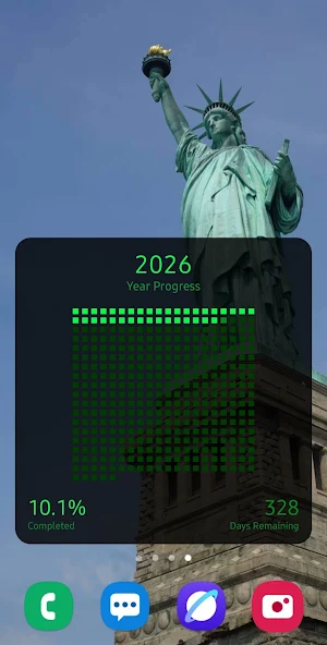 Year Progress: Widget Screenshot 2