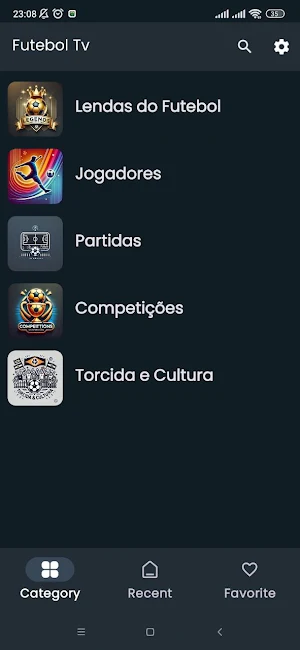 TV Futebol Brasileiro ao vivo Screenshot 2