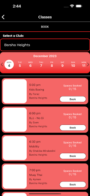 Red Gym Screenshot 1
