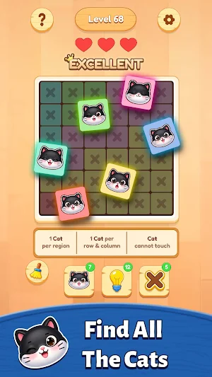 Tuxedoku: Zen Wooden Sudoku Screenshot 1