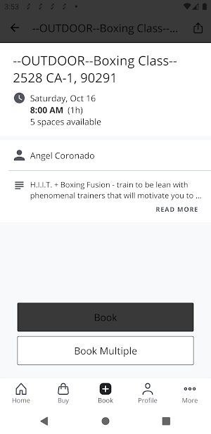 JFM Boxing Club Screenshot 2