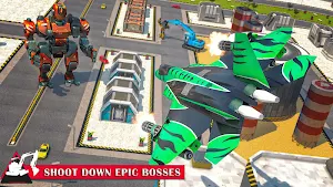 Mechanical Excavator Robot: Flying Transforme Screenshot 2