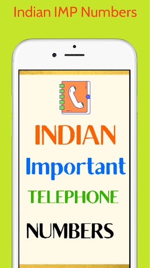 Indian Imp Telephone Numbers Screenshot 0