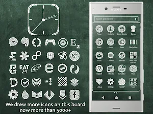Green Board | Xperia™ Theme + icons Screenshot 0