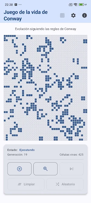 Juego de la vida de Conway Screenshot 2