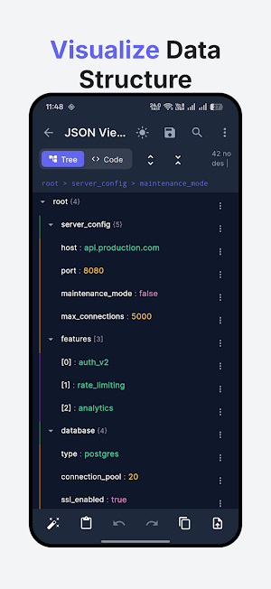 JSON Viewer & Editor Pro Screenshot 1
