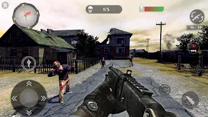 Zombie Shooting Survival - Offline FPS Games Screenshot 2