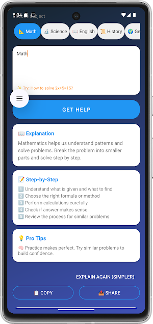 Homework Helper AI-Study Tool Screenshot 2