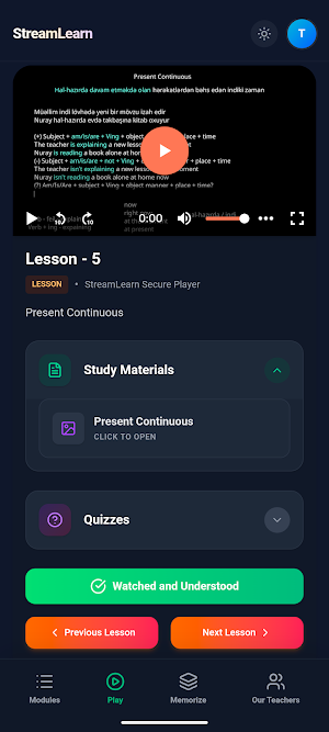 StreamLearn Screenshot 1