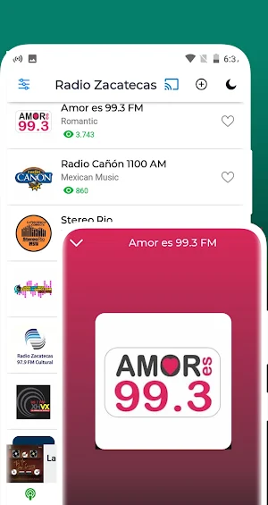 Radio Zacatecas México Screenshot 2