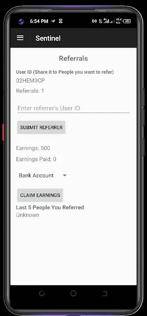 Sentinel Security Screenshot 2