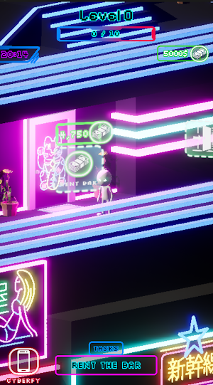 Cyberhustle: Bar Sim & Hacking Screenshot 3