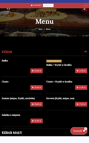 Kebab u Pajdy Częstochowa Screenshot 2