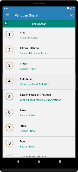 Panduan Shalat dan Dzikir Screenshot 2