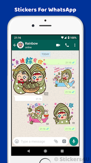 Dragon Boat Festival Stickers! Screenshot 1