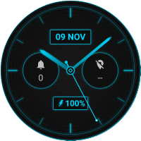 Stealth Black Watch Face