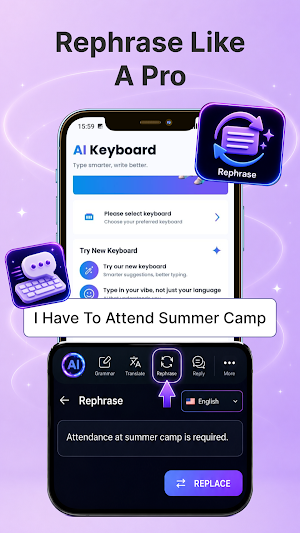 Smart Type: Ai Keyboard App Screenshot 3