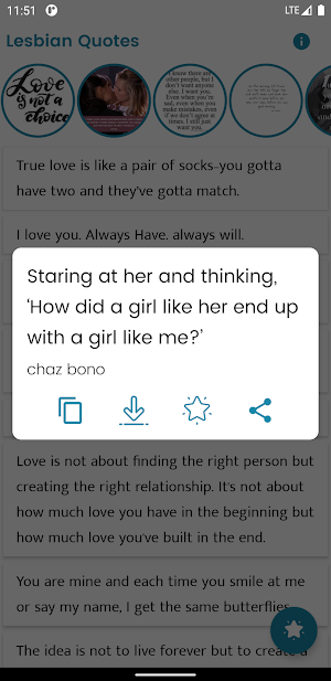 Lesbian Quotes and Sayings Screenshot 3
