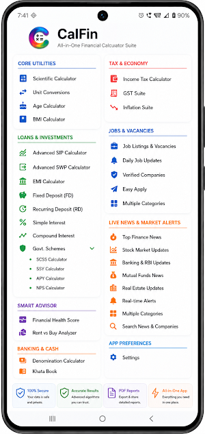 CalFin Pro: Finance Calculator Screenshot 1