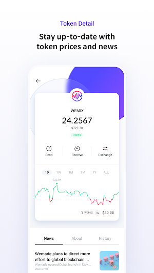 WEMIX Wallet Screenshot 1