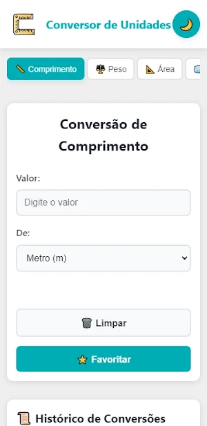 Conversor de Unidades Prático Screenshot 3