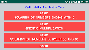 Vedic Math's Trick Screenshot 0