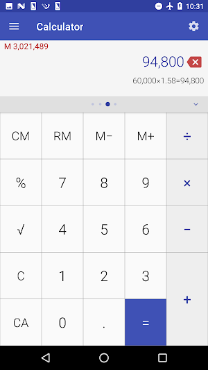 Calculator Screenshot 2