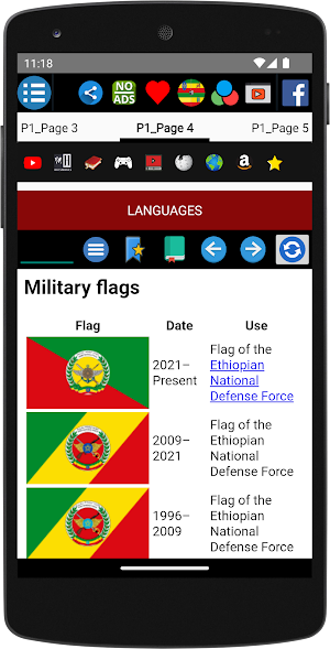 Ethiopian Flag/የኢትዮጵያ ሰንደቅ ዓላማ Screenshot 3