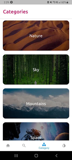Wallapaper App Screenshot 1