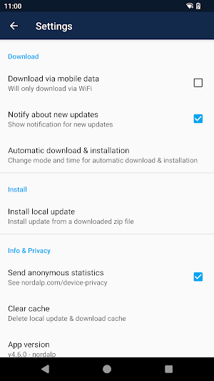 System Update Screenshot 1