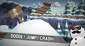 Sledge - snow mountain slide Screenshot 0