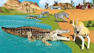Hungry Crocodile Wild Hunt Simulation Game Screenshot 3