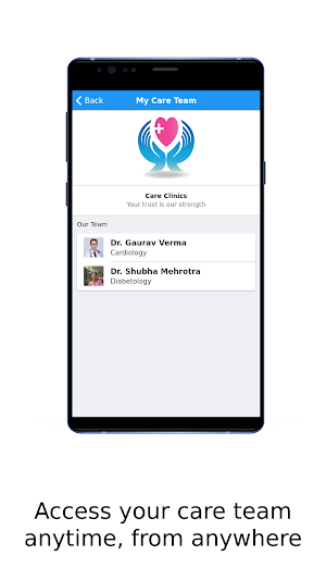 Care Clinics Screenshot 1