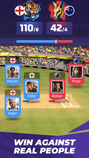 Cricket Rivals: Online Game Screenshot 2