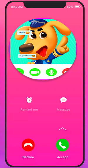 Sheriff Labrador video call Screenshot 1