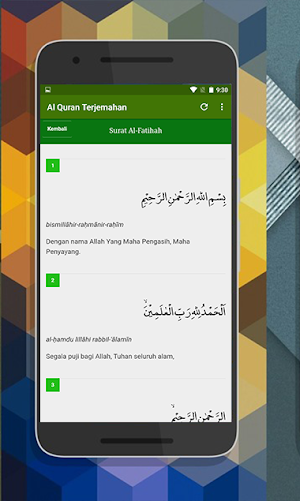Al Qur'an Terjemahan Screenshot 2