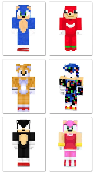 Soniic Skins For Minecraft Screenshot 1