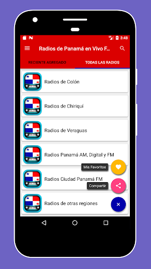 Radio Panama - FM Radio / Online Radios Stations Screenshot 1