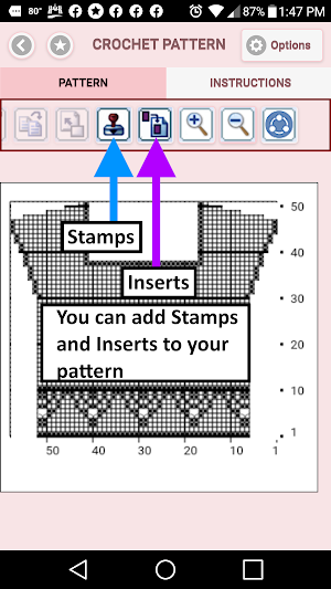 Filet Crochet Top Pattern Creator Screenshot 3