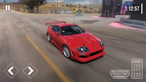 Driving Toyota Supra Car Game Screenshot 3