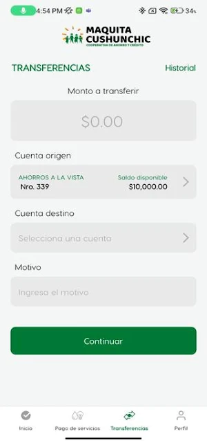 Maquita Móvil Screenshot 2