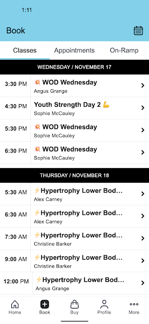 Bathurst Strength&Conditioning Screenshot 1