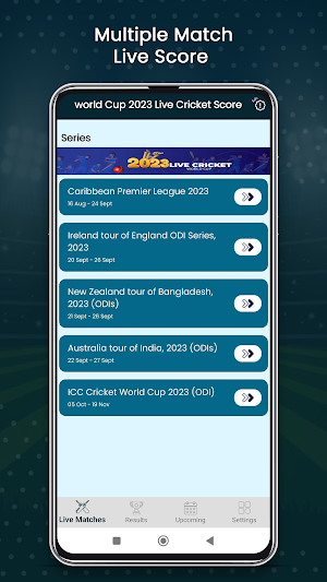 Wold Cup 2023 Cricket Score Screenshot 3