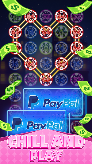 Nightfall Neon Loop: 2048 Screenshot 2