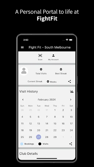FightFit App Screenshot 2