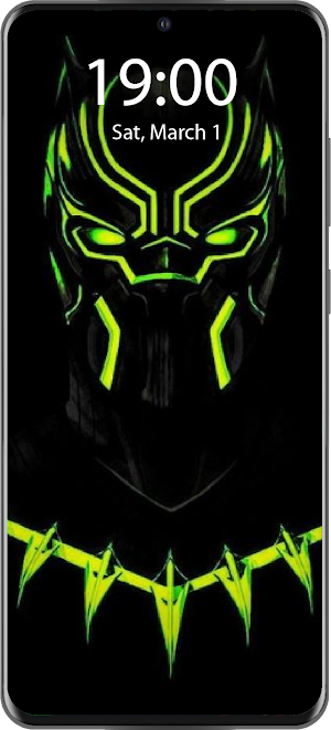 Black Live Wallpaper Parallax Screenshot 1
