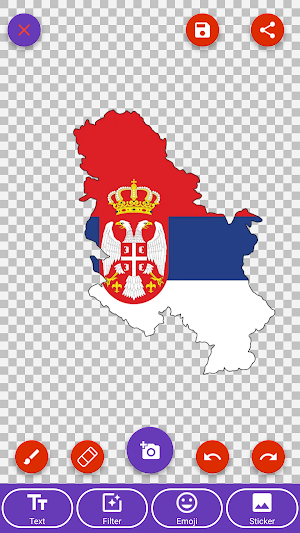 Serbia Flag Wallpaper: Flags and Country Images Screenshot 3