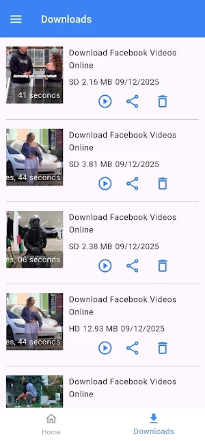 FB Video Downloader - Downvid Screenshot 2