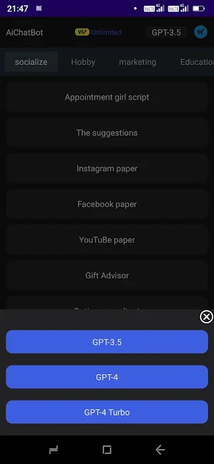 AiChat - Ask Bot & Chat Bot Screenshot 3